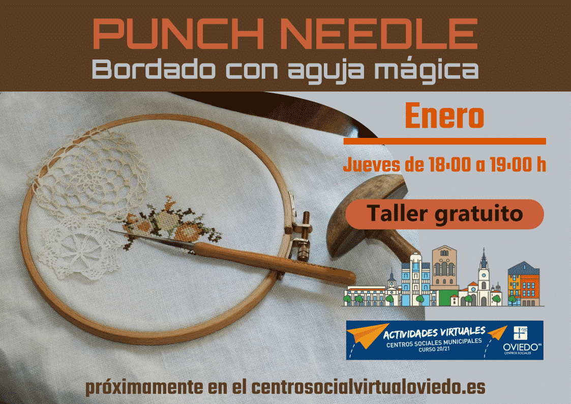 PUNCH NEEDLE AGUJA MAGICA