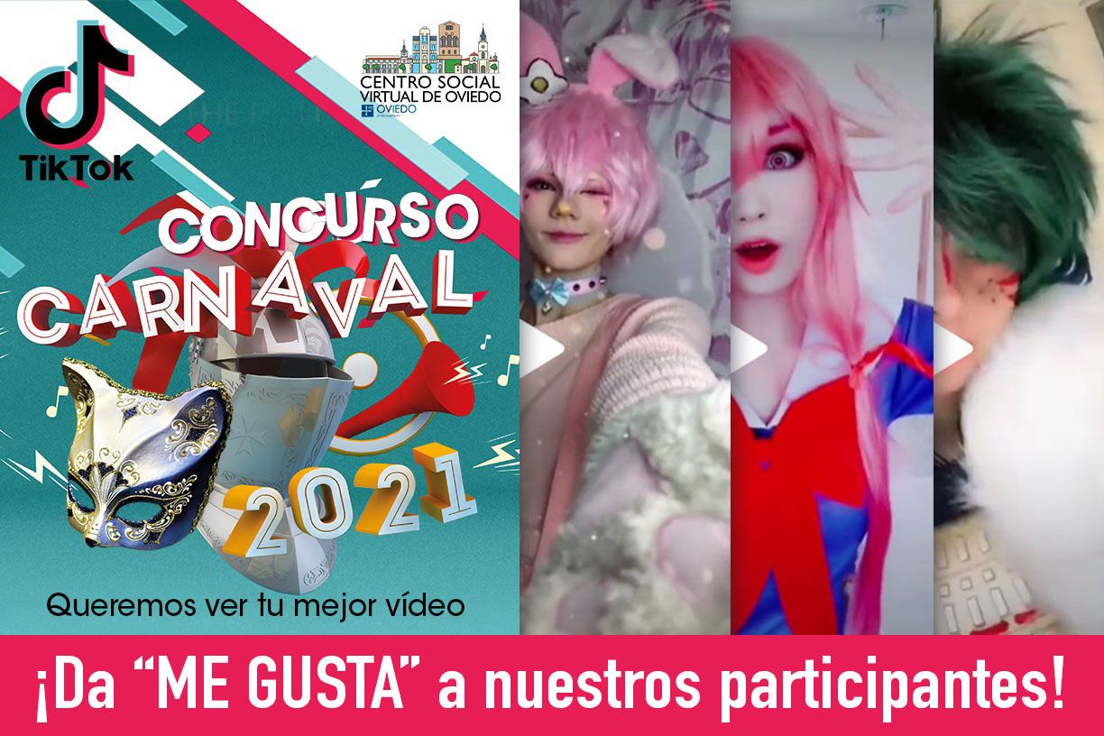 Concurso Carnaval En TIK TOK 2021 Participantes
