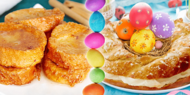 Postres Semana Santa ROSCÓN DE PASCUA Y TORRIJAS