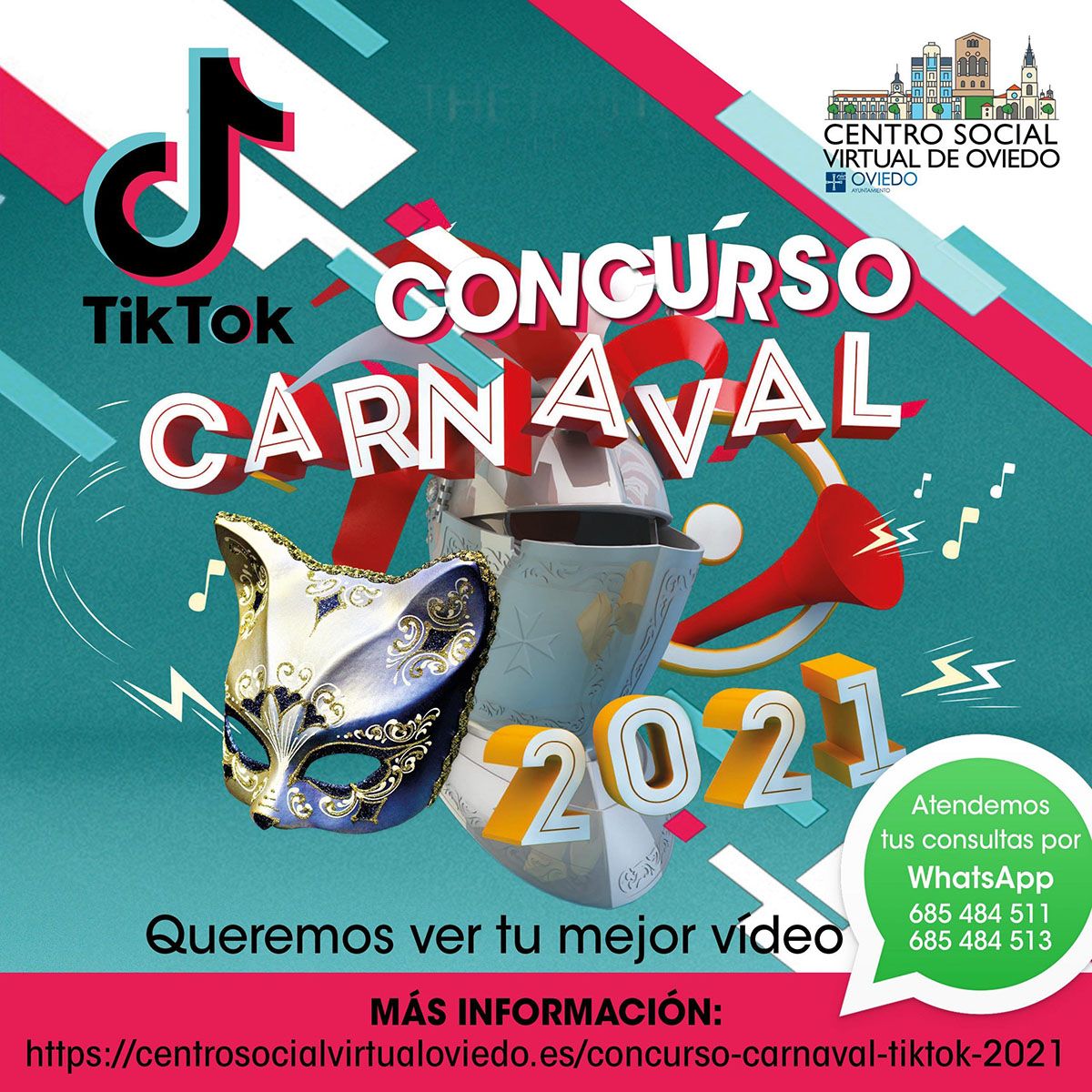 Concurso Carnaval en TIK-TOK instagram post