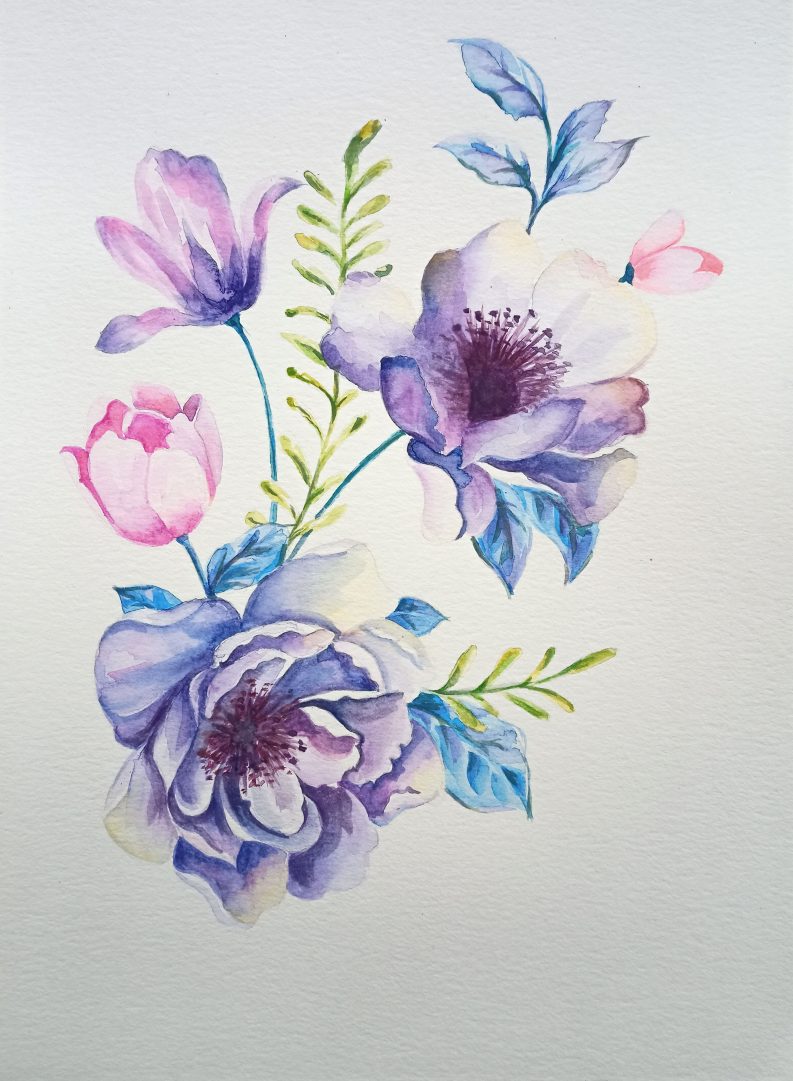 Primavera en violetas