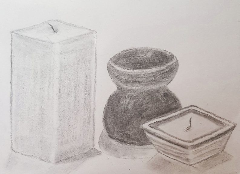 Taller de Dibujo-2021-carboncillo velas