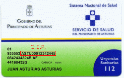 Tarjeta Sanitaria Asturias