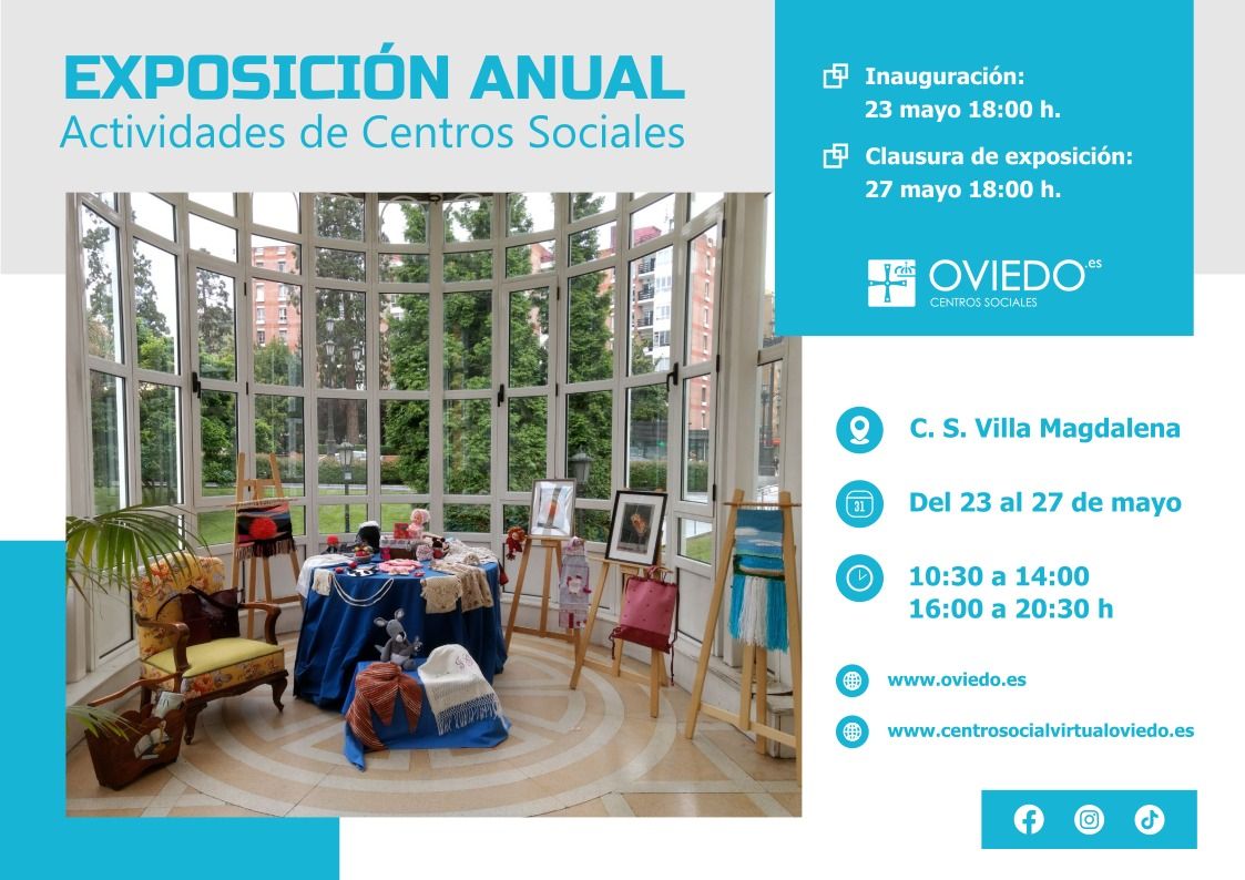 EXPOSICIÓN ANUAL de Centros Sociales de Oviedo 2022
