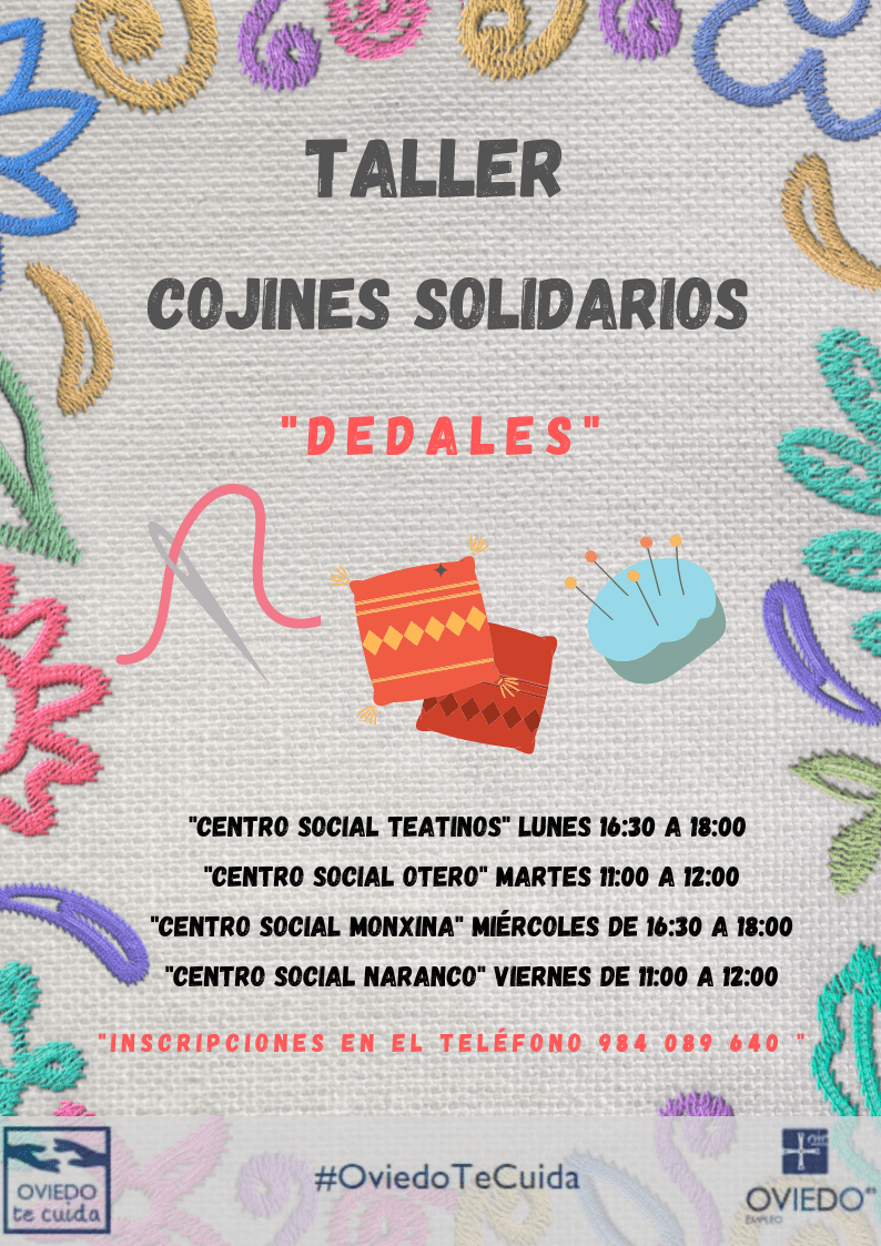 Taller Cojines Solidarios Mayo