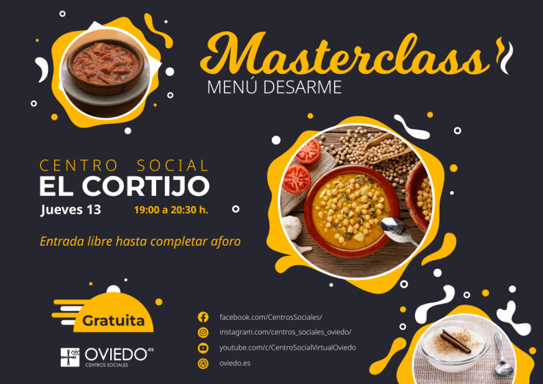 masterclass Menu del desarme