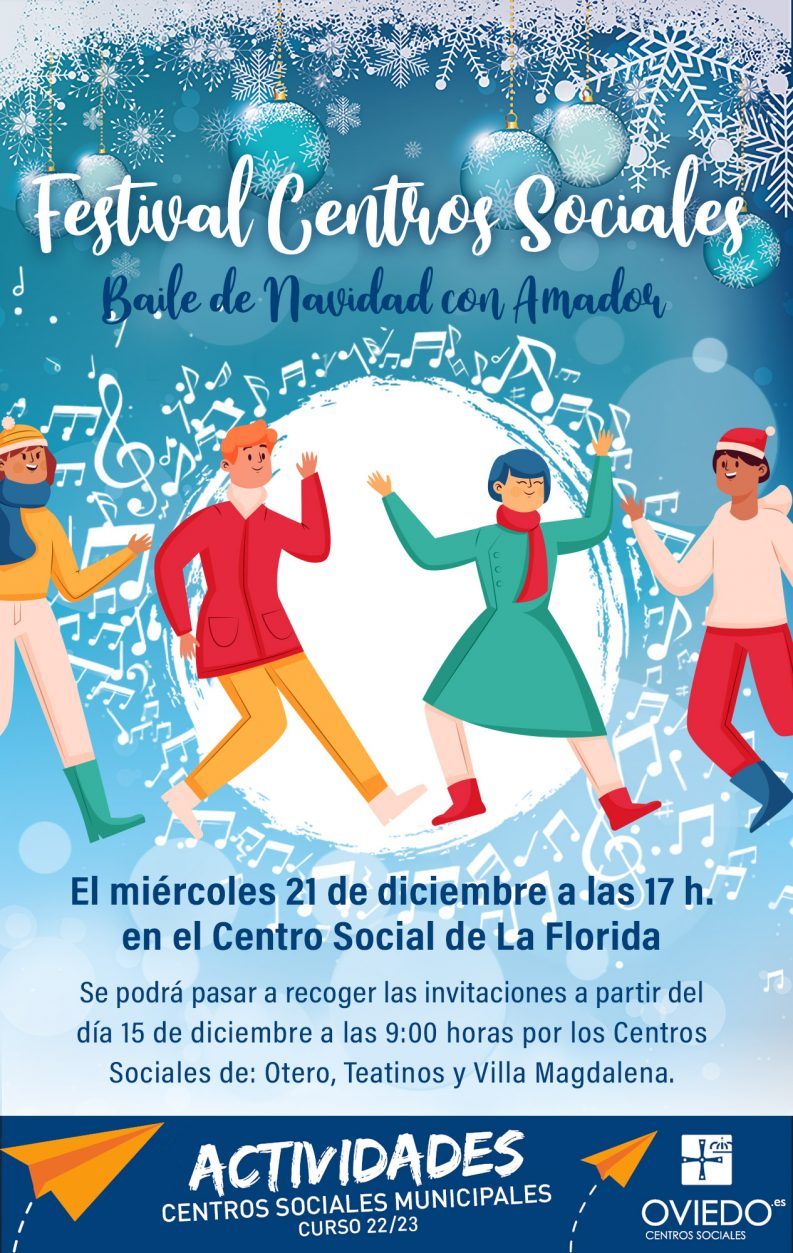 Festival Centros Sociales - BAILE DE NAVIDAD CON AMADOR 2022