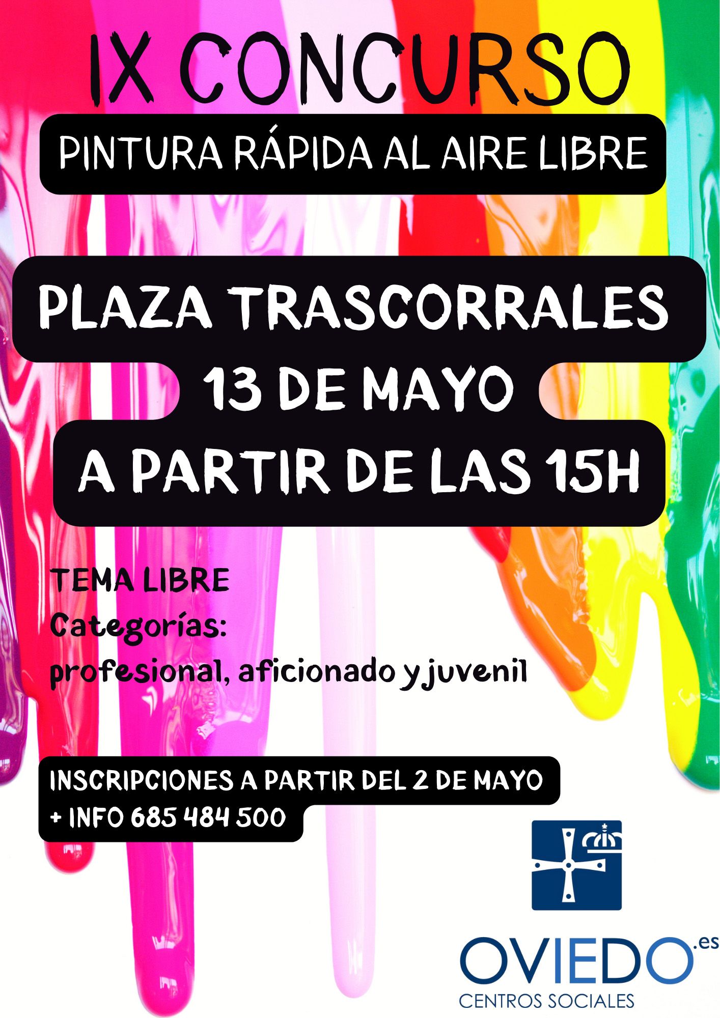 IX Concurso de pintura rápida al aire libre ciudad de Oviedo