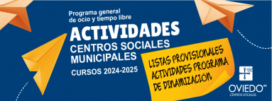 LISTAS PROVISIONALES PROGRAMA DE DINAMIZACIÓN