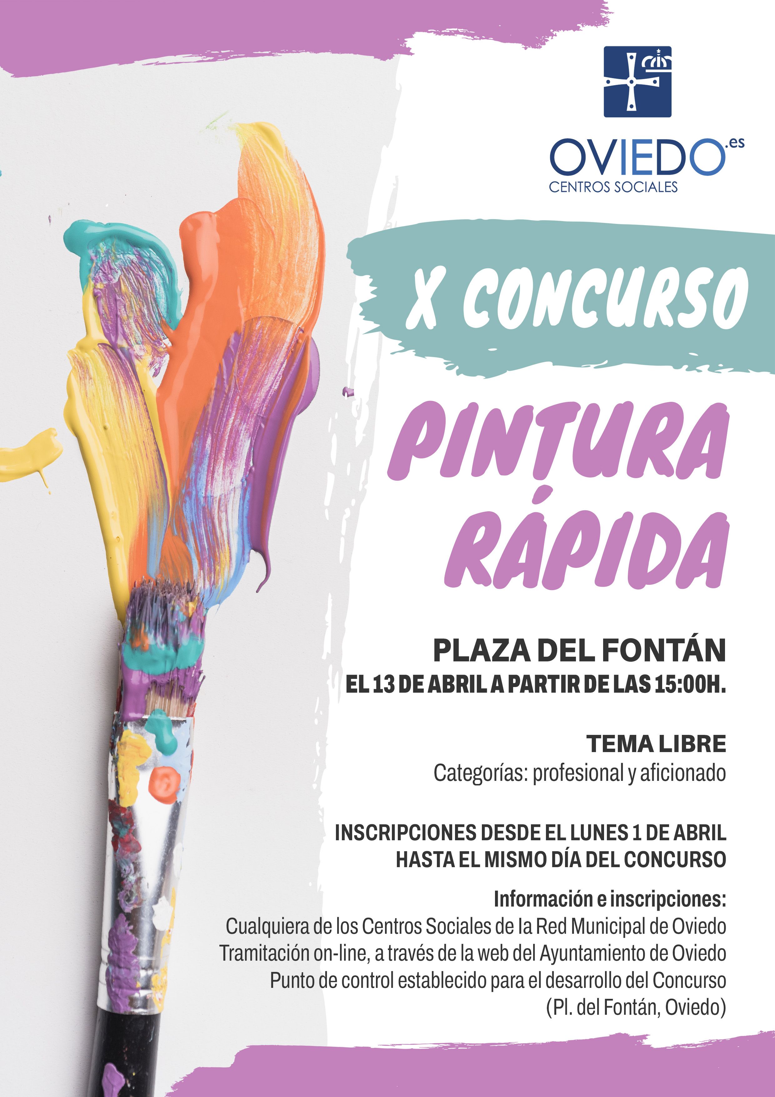 X Concurso de pintura rápida al aire libre ciudad de Oviedo