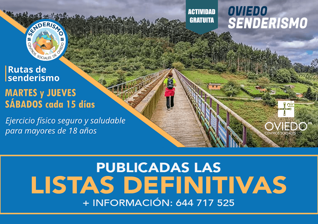 Senderismo-Publicadas las listas-2024