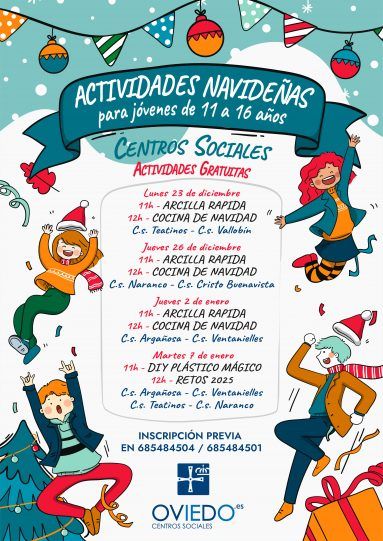 ACTIVIDADES NAVIDEÑAS PARA JOVENES 2024