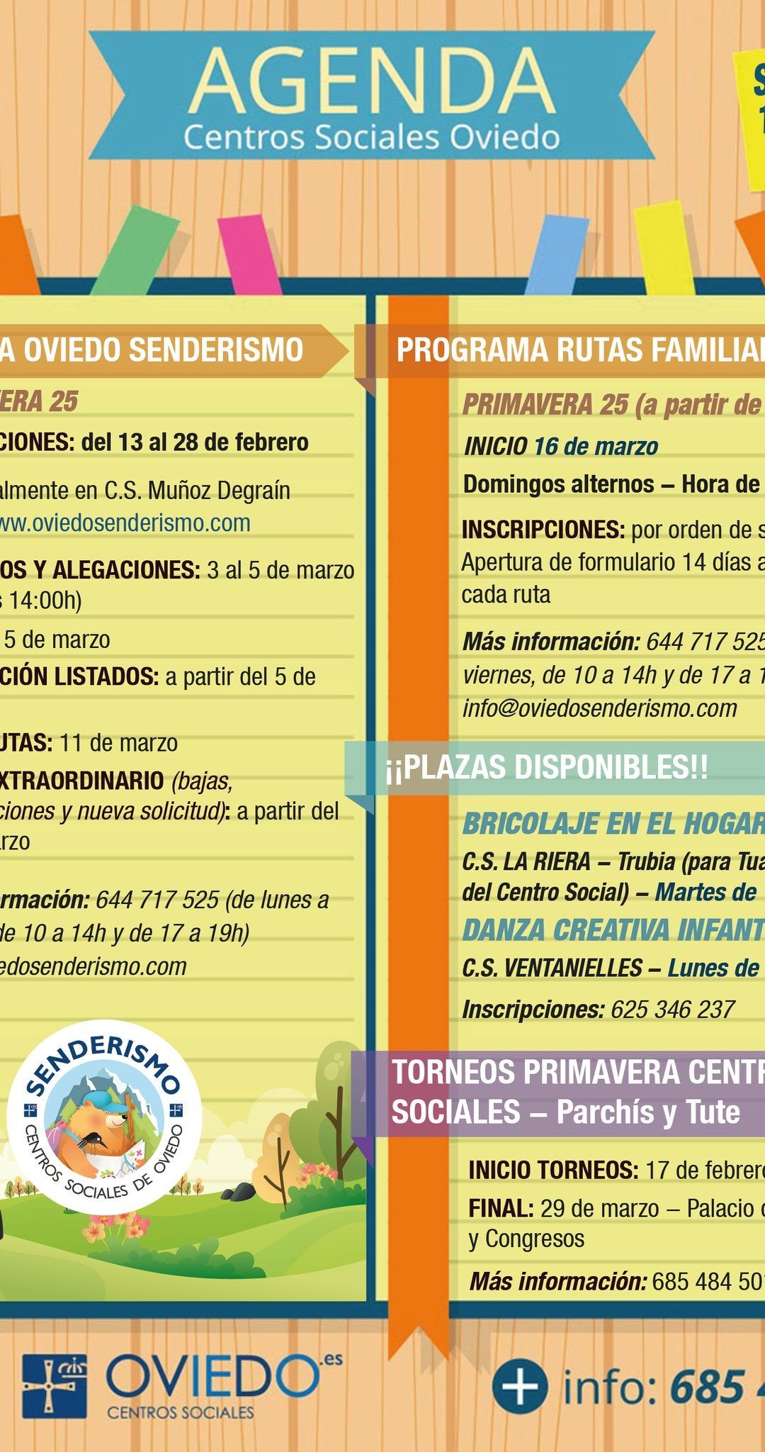 AGENDA – Semana del 17 al 23 de Febrero 2025