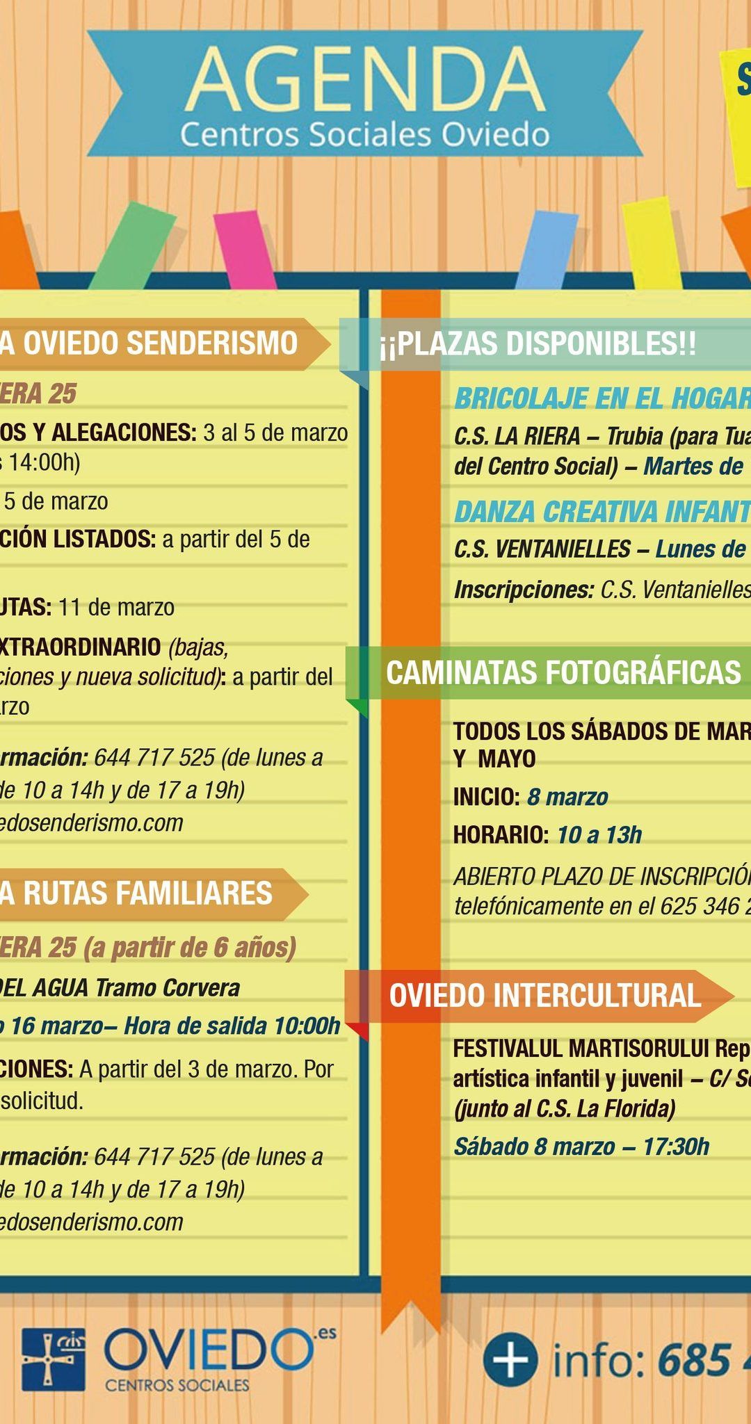 AGENDA – Semana del 3 al 9 de Marzo 2025