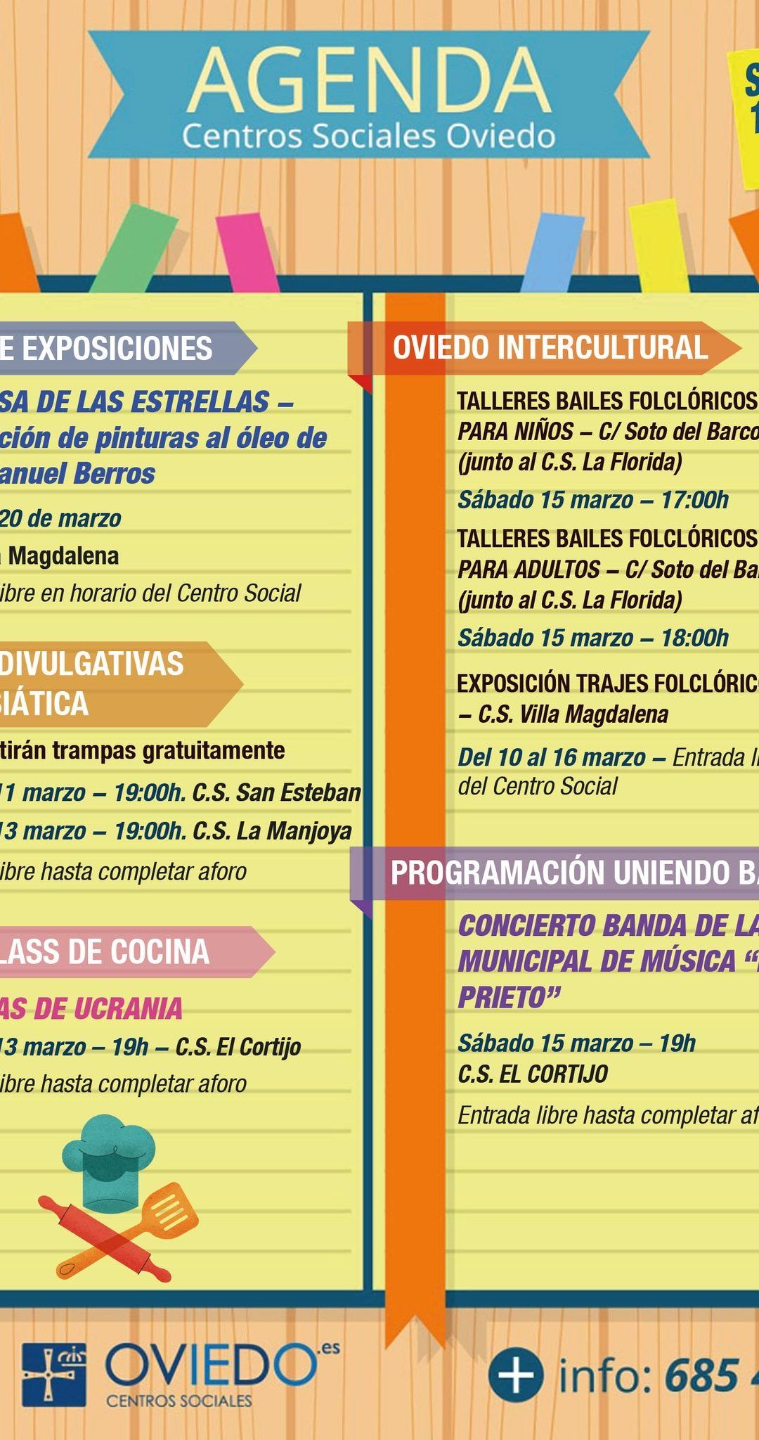 AGENDA – Semana del 10 al 16 de Marzo 2025