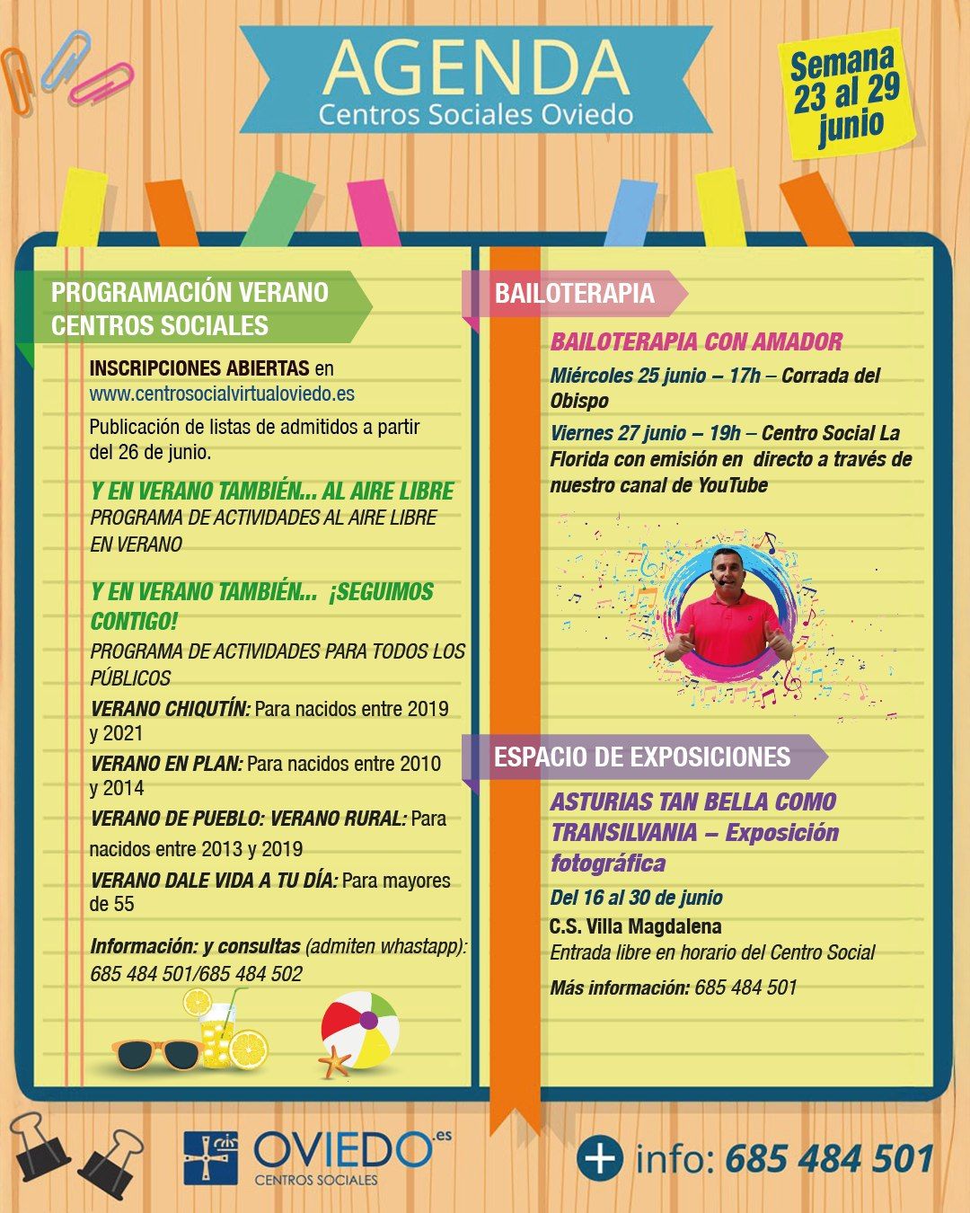 AGENDA – Semana del 23 al 29 de Junio 2025