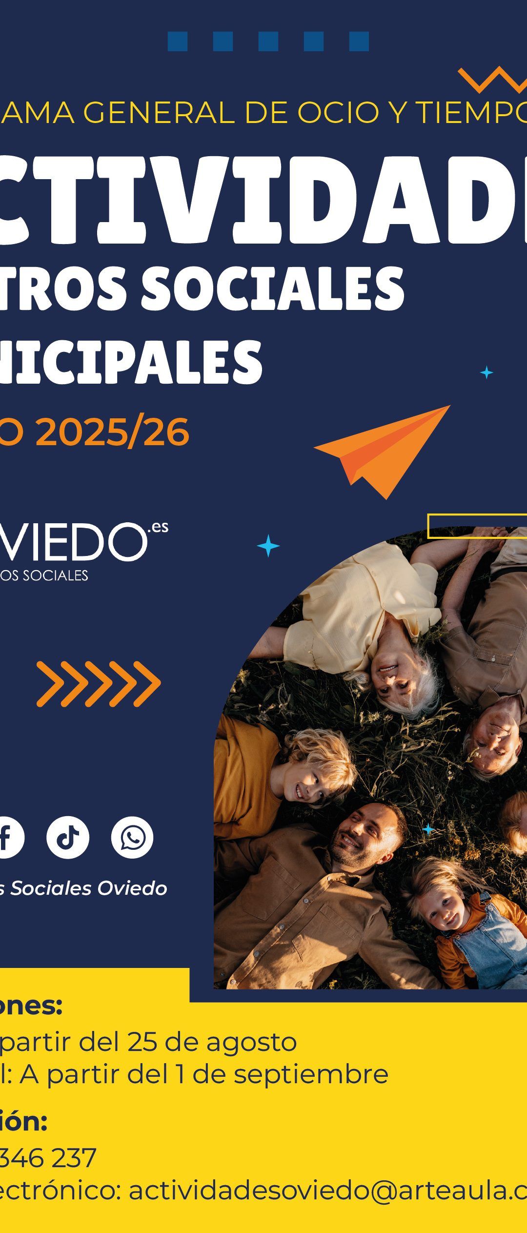 PROGRAMA DE ACTIVIDADES DE CENTROS SOCIALES 2025-2026