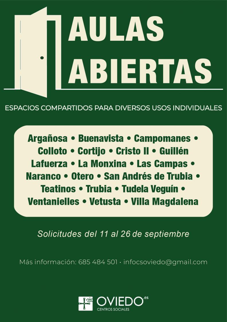 Aulas abiertas General 2025 26