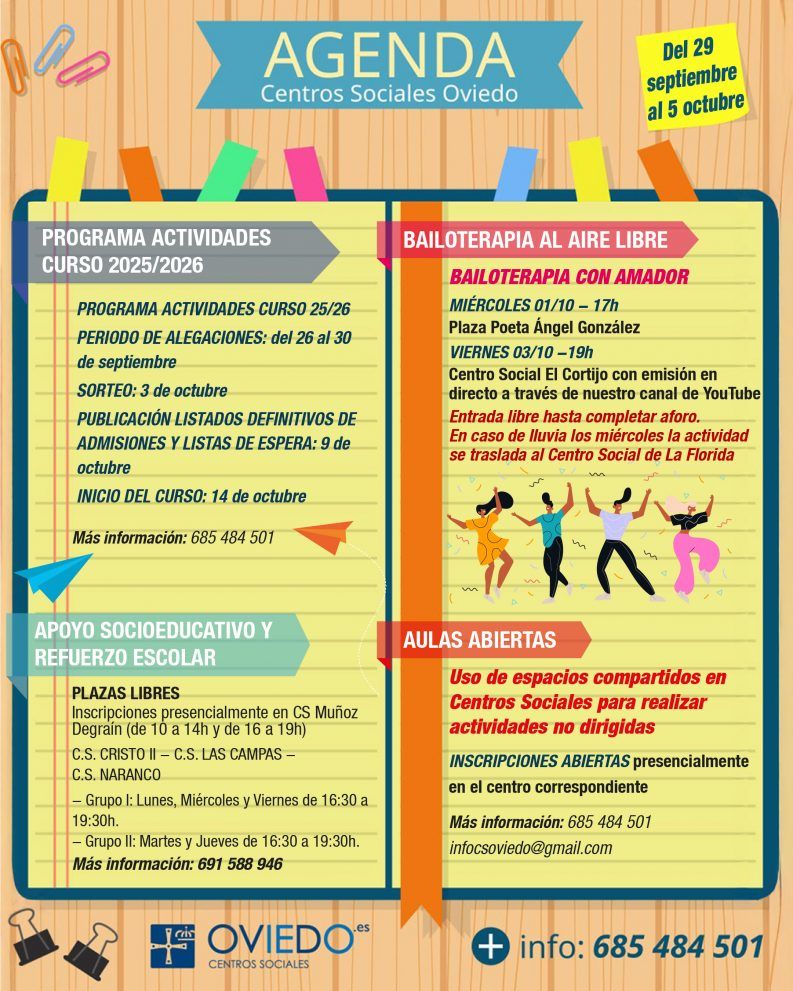 AGENDA 09.29 al 10.05 1.1