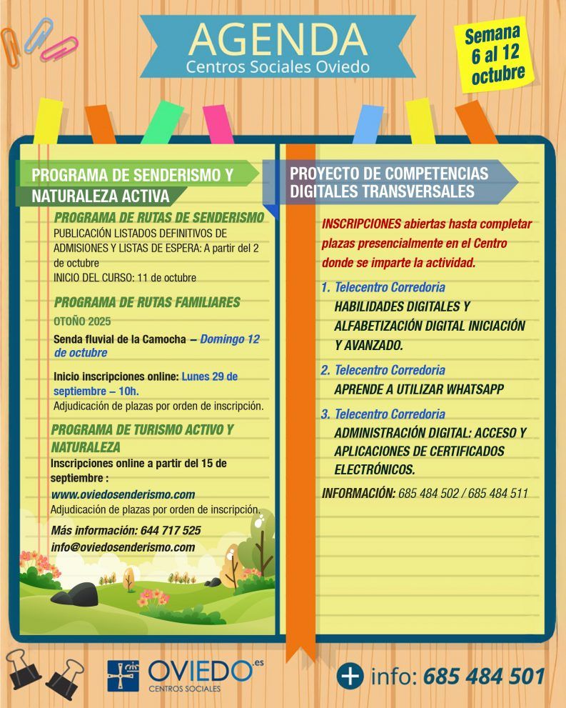AGENDA 10.06 al 10.12 2