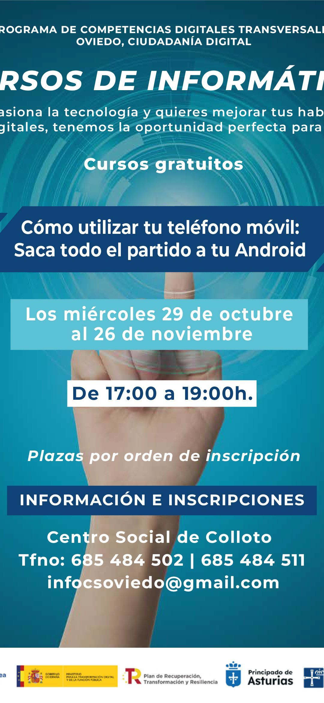 PROGRAMA DE COMPETENCIAS DIGITALES TRANSVERSALES – octubre 2025 – Cómo utilizar tu teléfono móvil