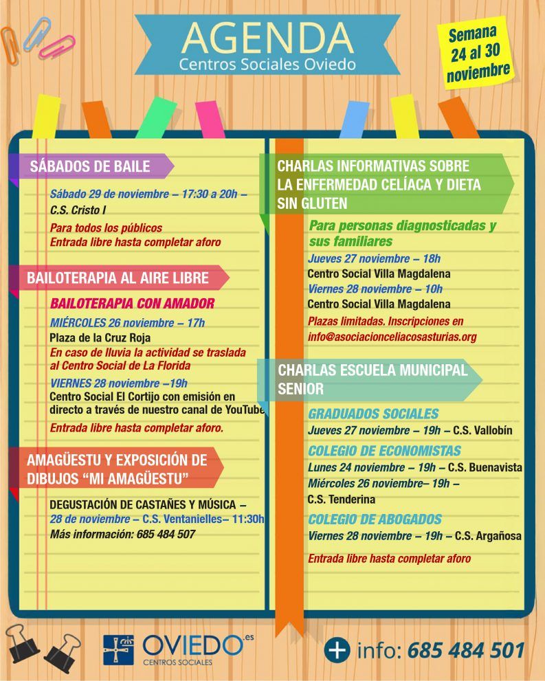 AGENDA 11 24 al 11 30 2