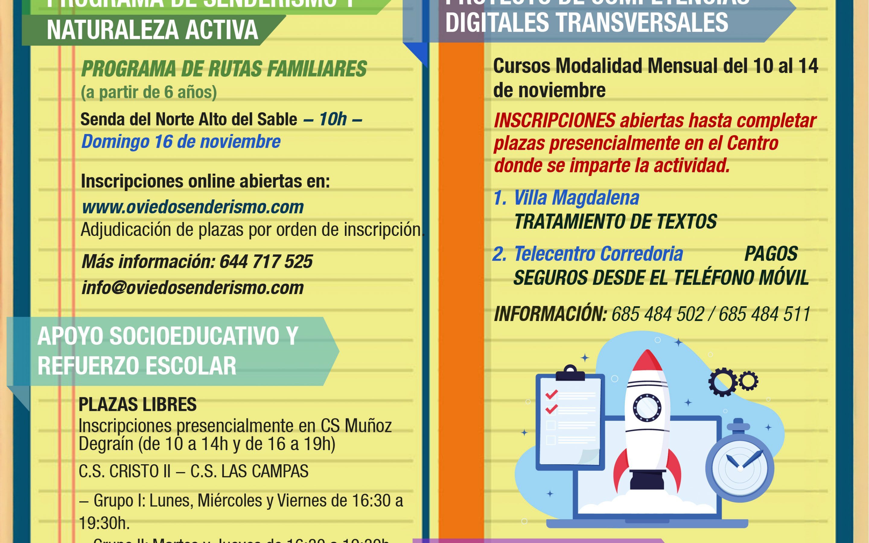 AGENDA – Semana del 3 al 9 de noviembre 2025
