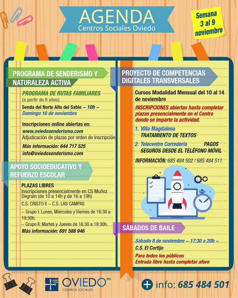 AGENDA 11.03 al 11.09 1