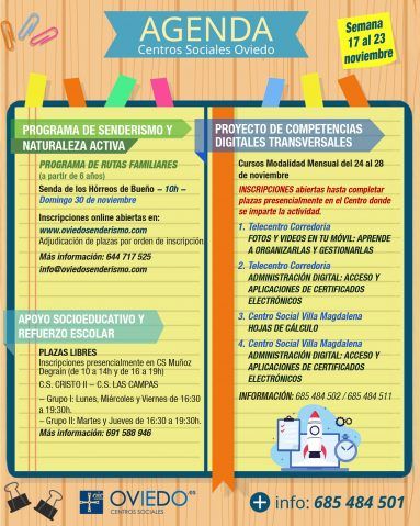 AGENDA 11.17 al 11.23 1