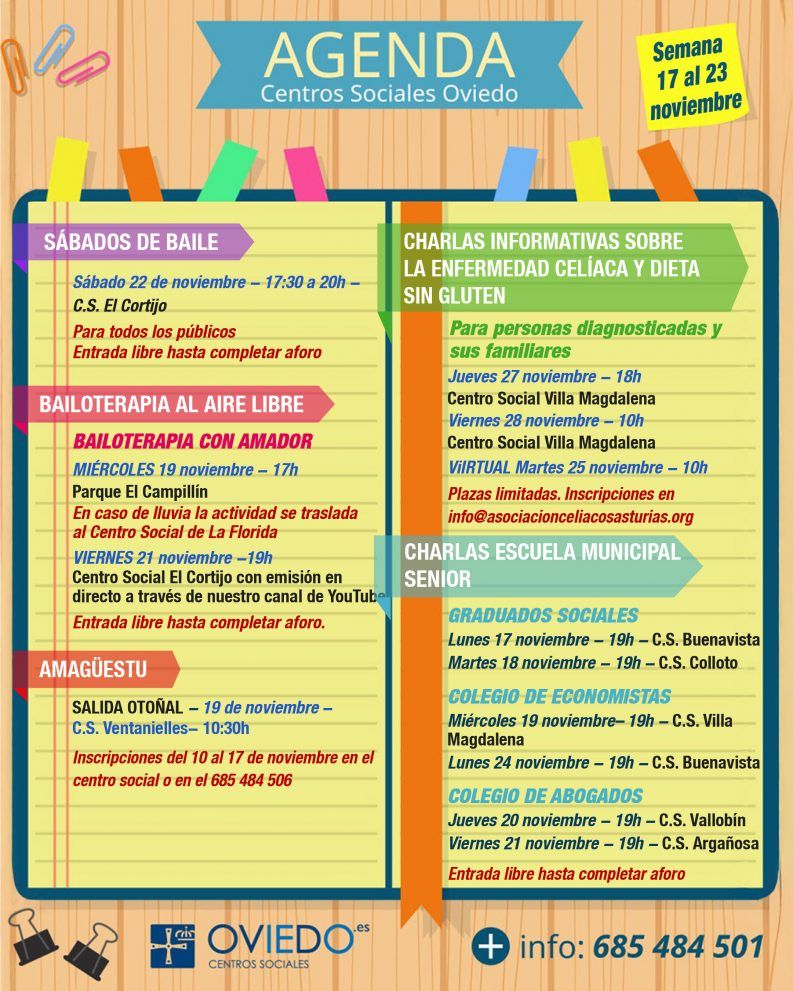 AGENDA 11.17 al 11.23 2