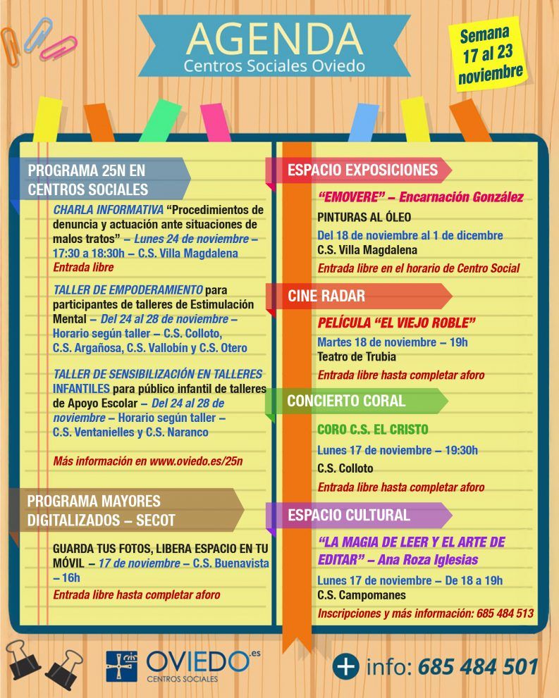 AGENDA 11.17 al 11.23 3