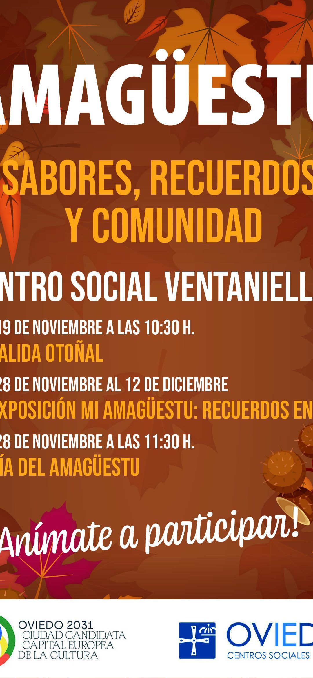 AMAGÜESTU 2025 · Sabores, recuerdos y comunidad