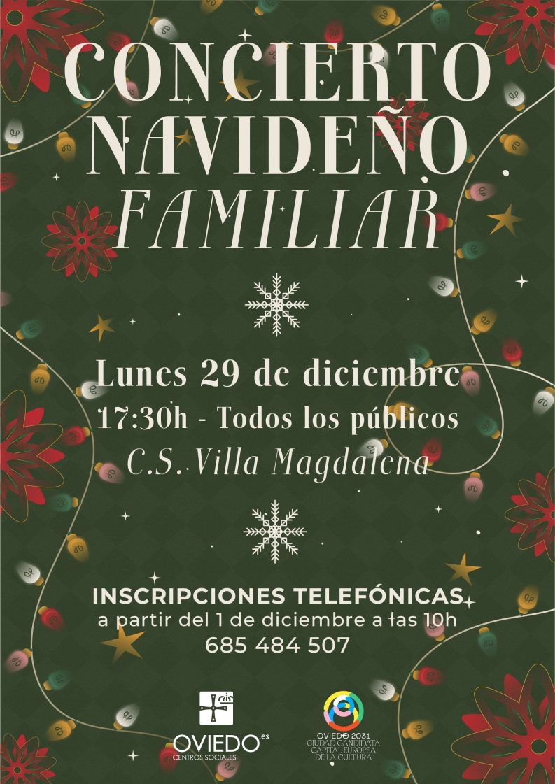 CONCIERTO FAMILIAR NAVIDAD 25 26