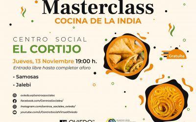 Masterclass gratuita de cocina india en el Centro Social El Cortijo