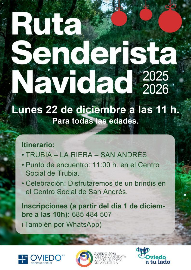 RUTA SENDERISTA DE NAVIDAD 25 26 1