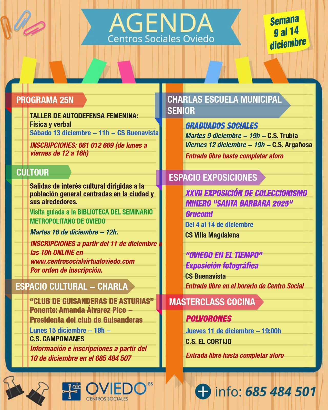 AGENDA - Semana del 9 al 14 de diciembre 2025 1 AGENDA 12.08 a 12.14 1
