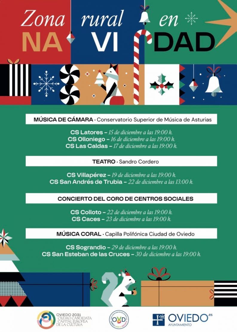 La Navidad también se vive en los Centros Sociales de la zona rural de Oviedo 1 Conciertos zona rural