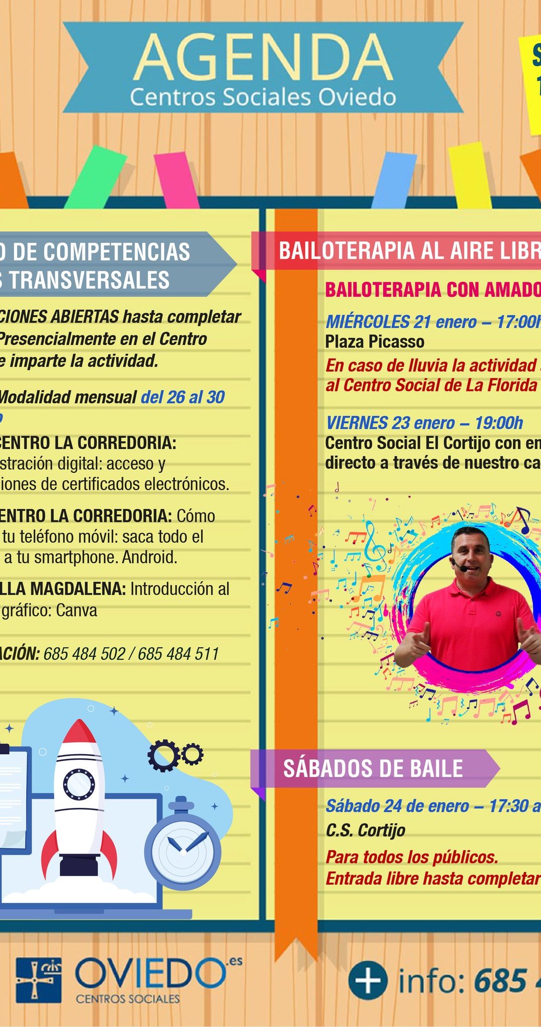 AGENDA – Semana del 19 al 25 de ENERO