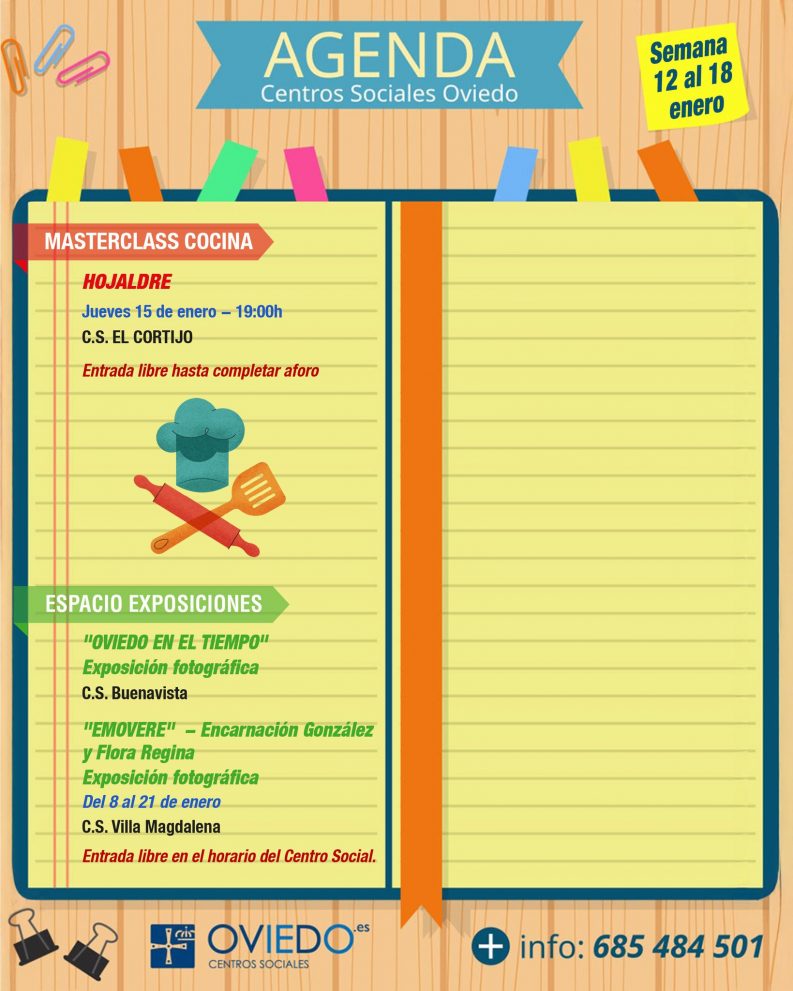 𝗔𝗚𝗘𝗡𝗗𝗔 del 12 al 18 de ENERO b