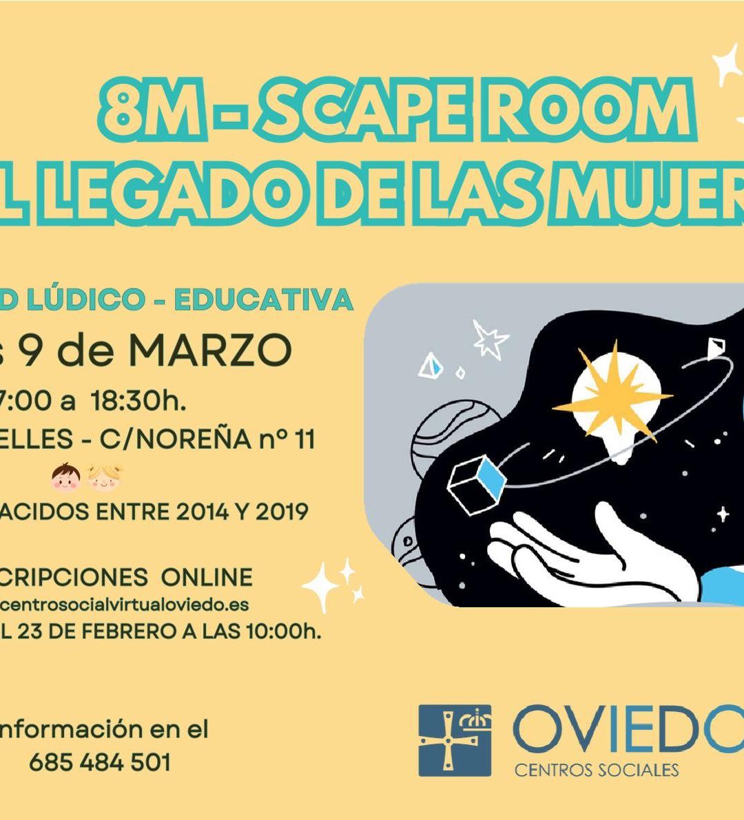 8M – SCAPE ROOM EL LEGADO DE LAS MUJERES