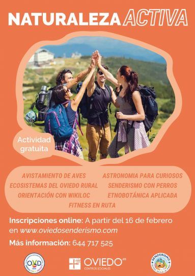 OVIEDO NATURALEZA ACTIVA ツ PRIMAVERA 2026 19 Naturaleza Activa Primavera 2026