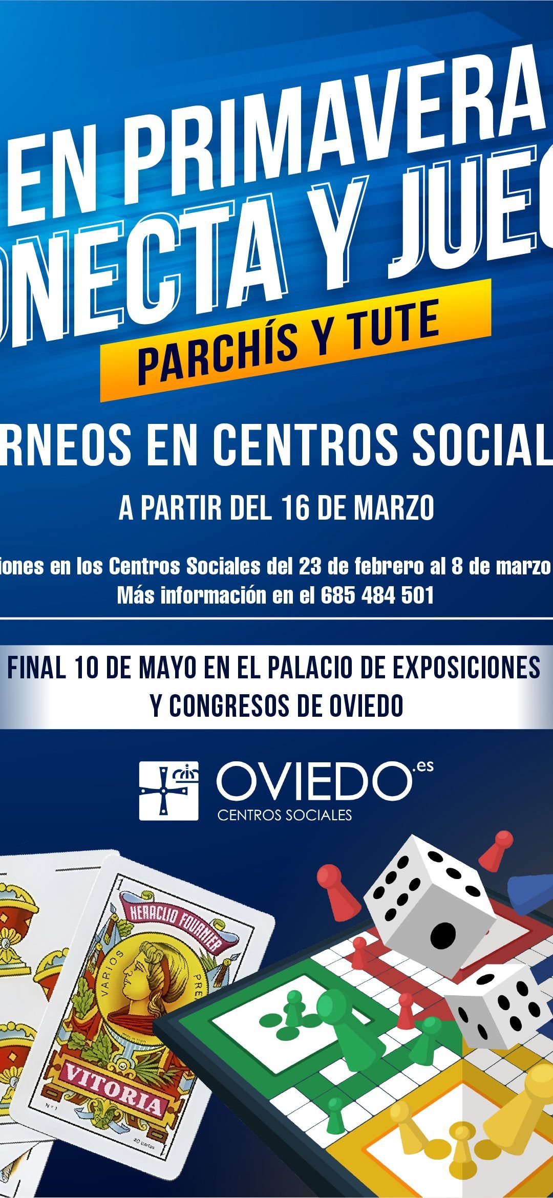 TORNEOS DE PRIMAVERA 2026 – PARCHÍS Y TUTE