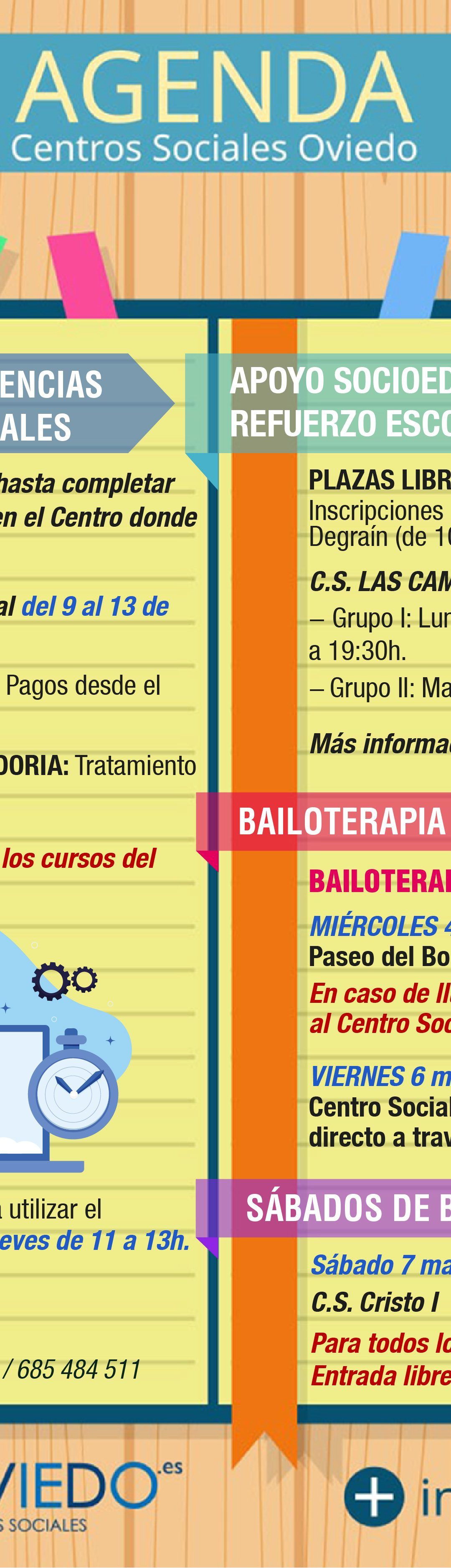 AGENDA – Semana del 2 al 8 de MARZO