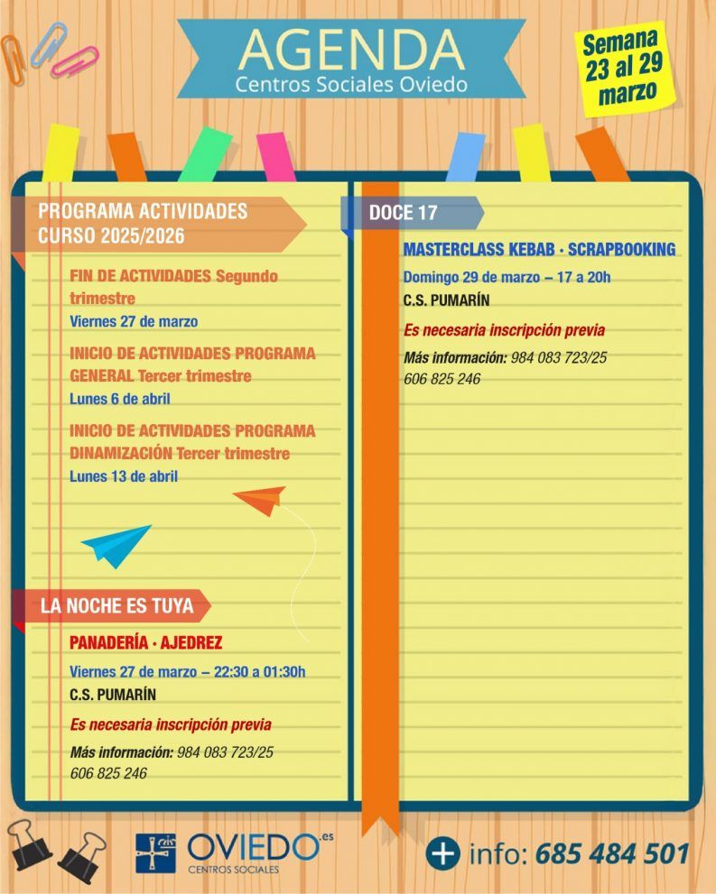 AGENDA Semana del 23 al 29 de MARZO 4