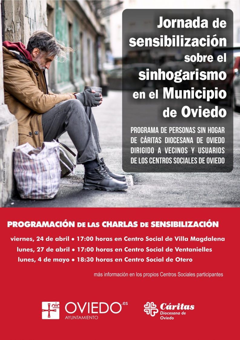 Jornada de sensibilización sobre el sinhogarismo en el Municipio de Oviedo 8 Jornada de sensibilizacion sobre el sinhogarismo en el Municipio de Oviedo