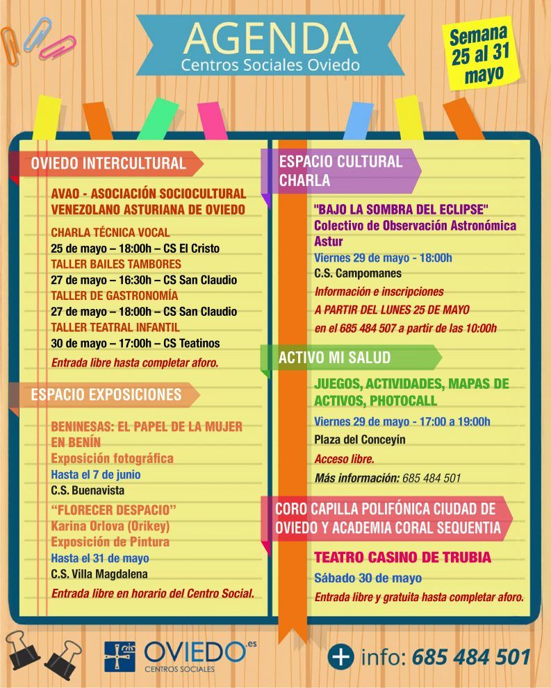 AGENDA 05.25 a 05.31 2