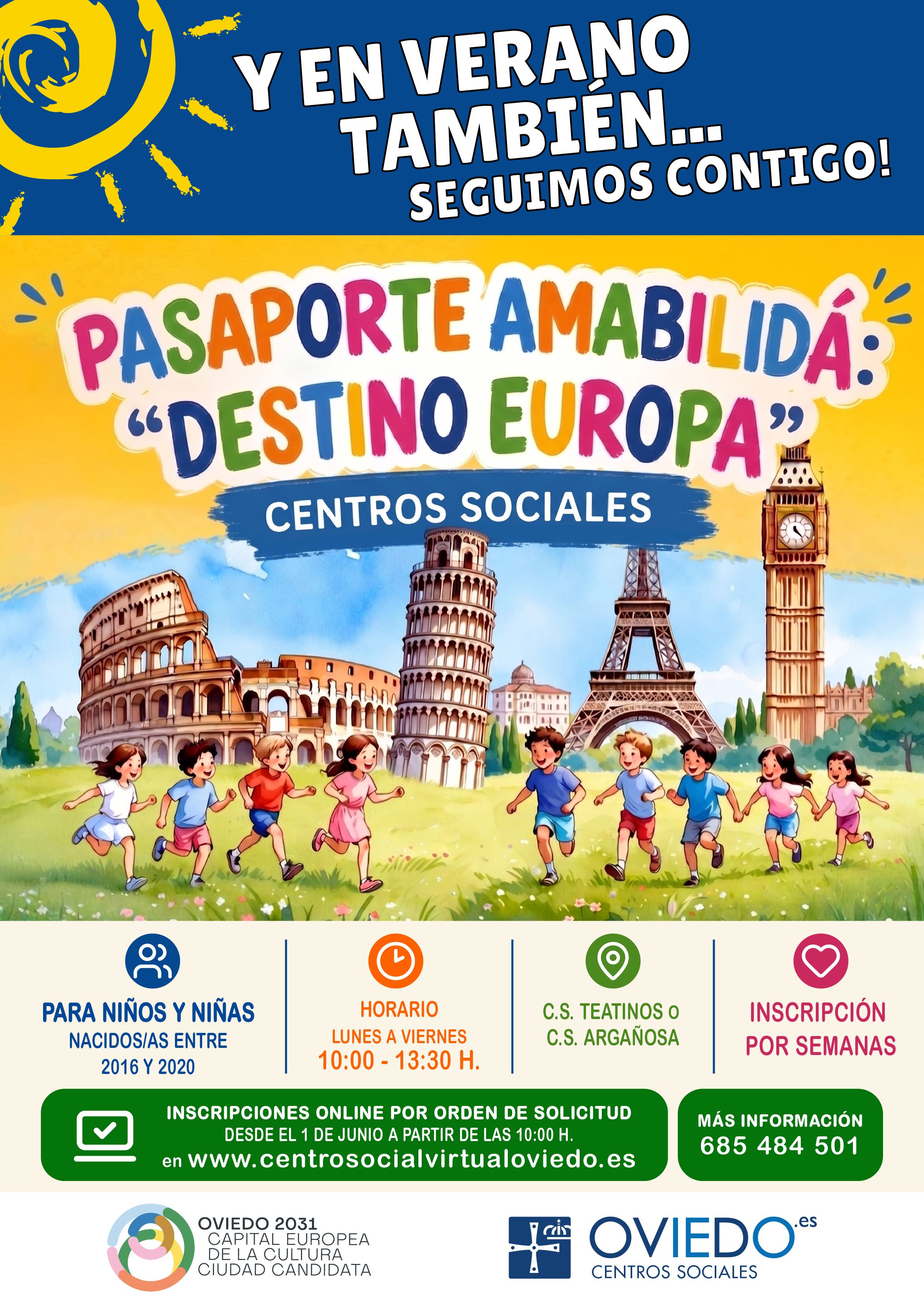 Actividades Verano 2026 CAMPAMENTO URBANO INFANTIL