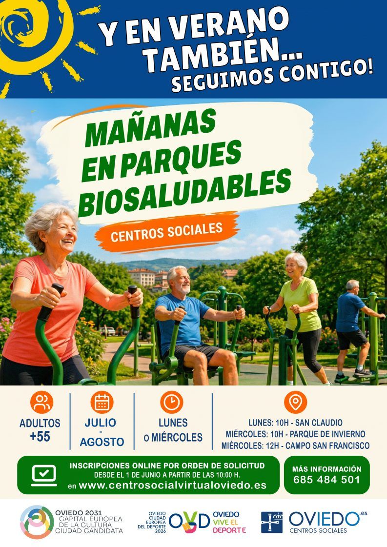 Actividades Verano 2026 ENTRENAMIENTO SALUDABLE