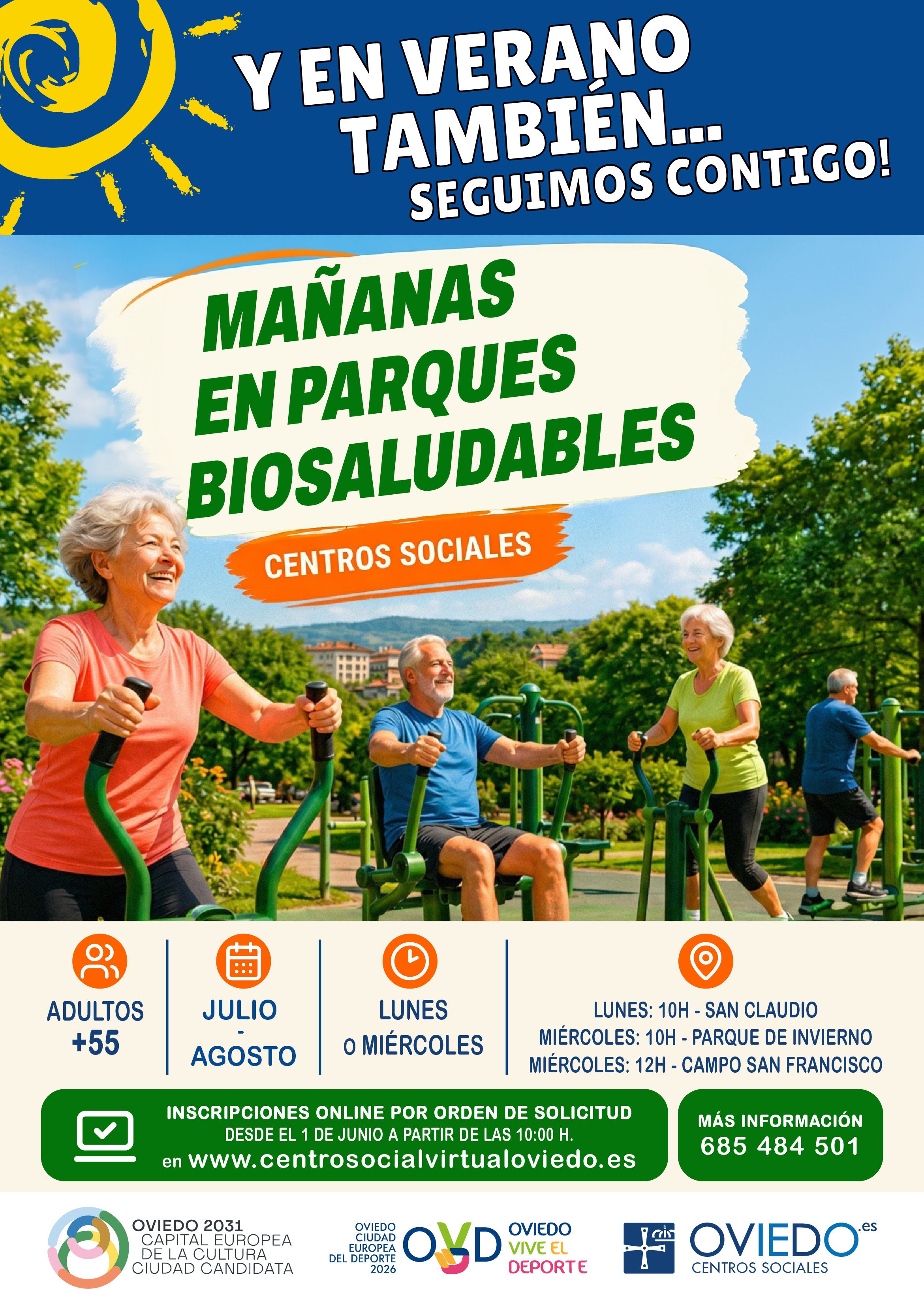 Actividades Verano 2026 ENTRENAMIENTO SALUDABLE