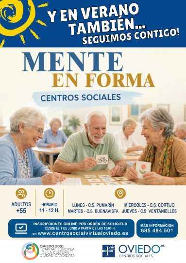 Actividades Verano 2026 MENTE EN FORMA